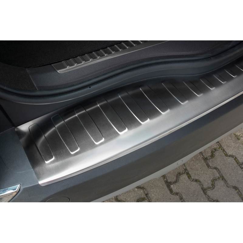 Stainless Steel Rear bumper protector  Renault Espace 2015-2023 excl. Initiale Paris 2020-2023 'Ribs'
