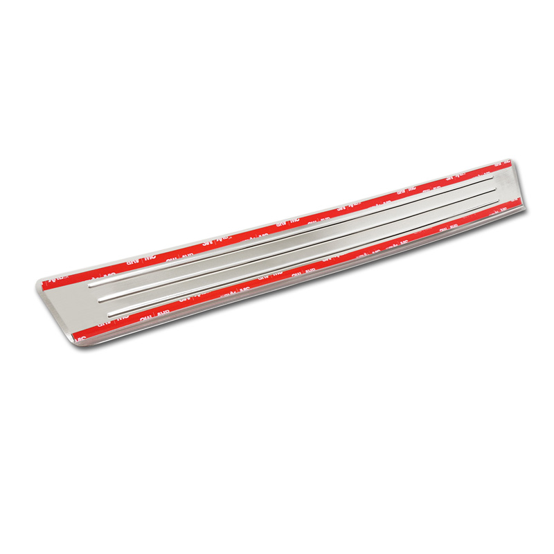 Inox door sill protectors  Volvo S60 III & V60 II 2018- - 'Lines' - 4-pieces