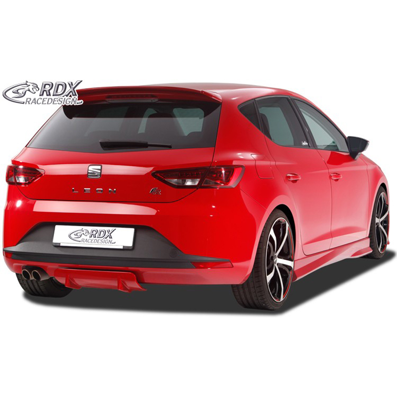 Rear bumper skirt 'Diffuser' Universal 'U-Diff' 52,5cm (PU)