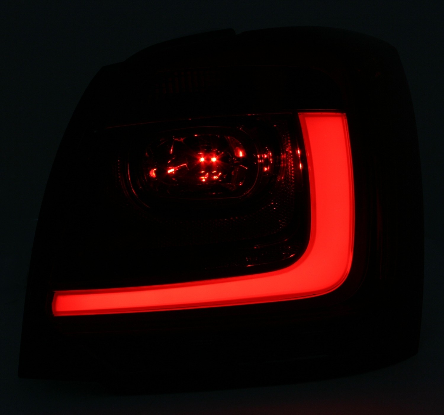 Tail Lights VW Polo 6R 09- Red/Smoke LED Tube