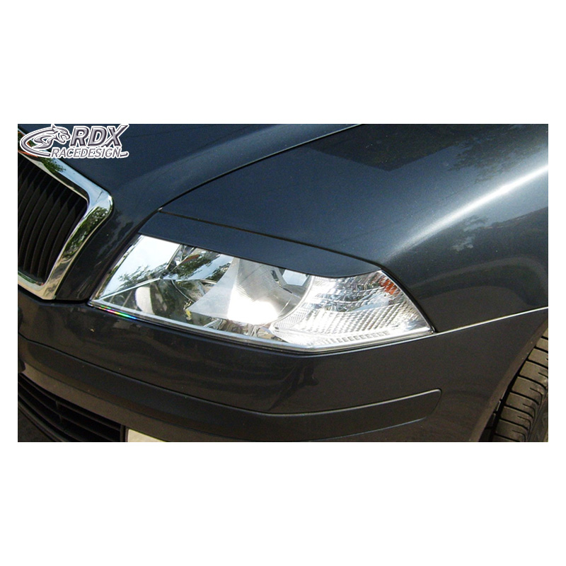 Head light spoilers  Skoda Octavia II 2004-2008 (ABS)