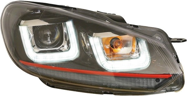 Headlights VW Golf VI Tube design GTI