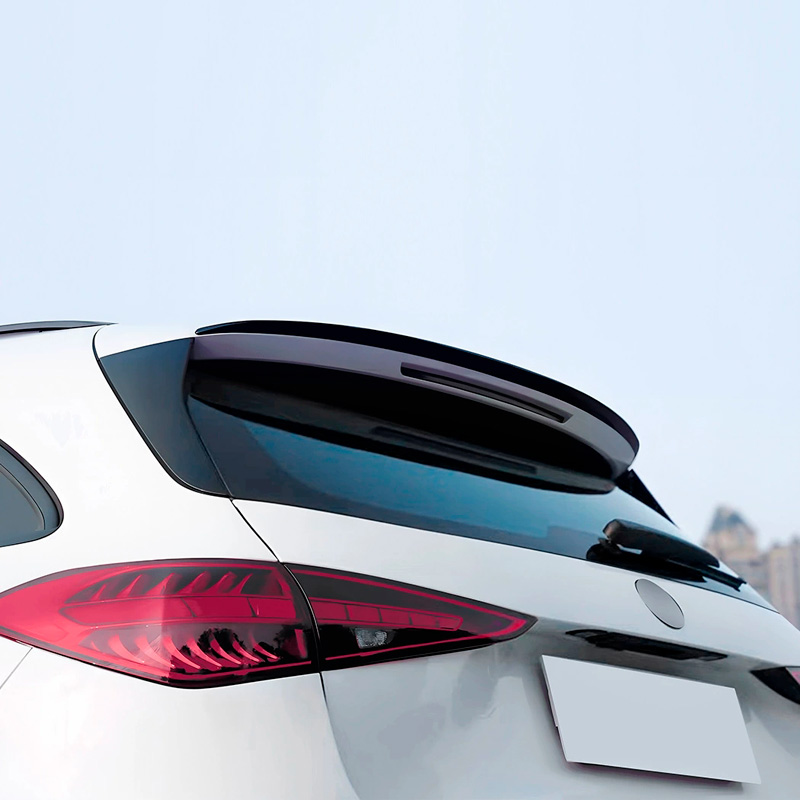 Roof spoiler (Spoiler Cap)  Mercedes C-Class W206 Kombi 2021- (ABS Glossy Black)