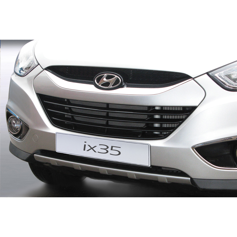 RGM Front spoiler 'Skid-Plate'  Hyundai ix35 3/2010- - silver (ABS)