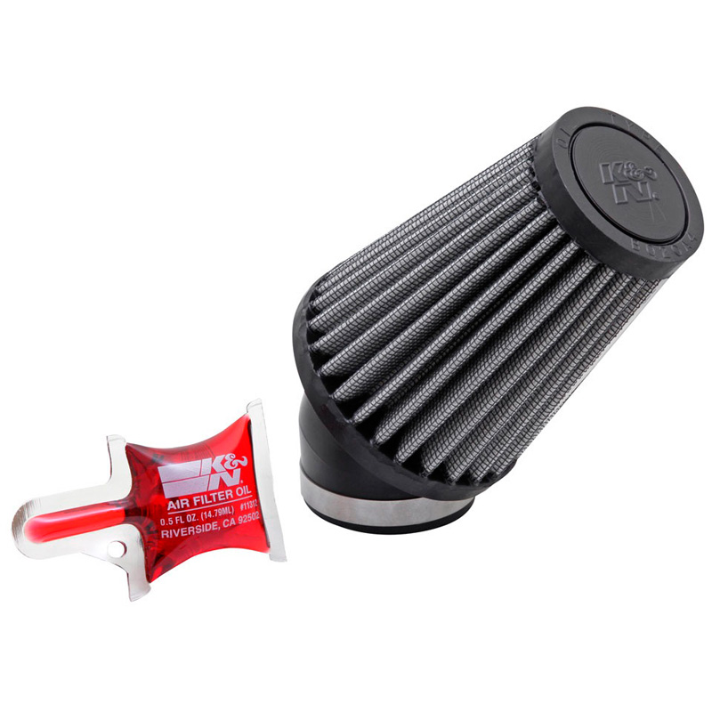 K&N Universal Conical Air Filter 43mm flange, 40 degree angle, 76mm base, 51mm top, 102mm height (R-1100)