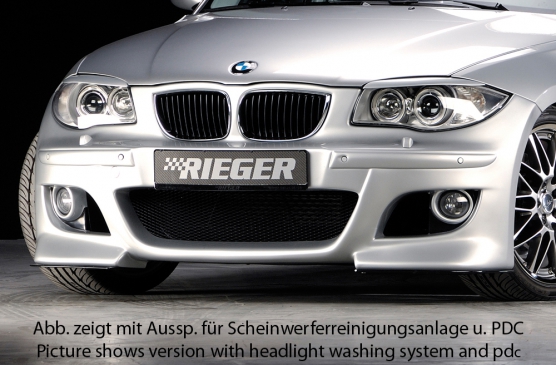 Spoilerzwaard voor Frontbumper BMW E87 Rieger