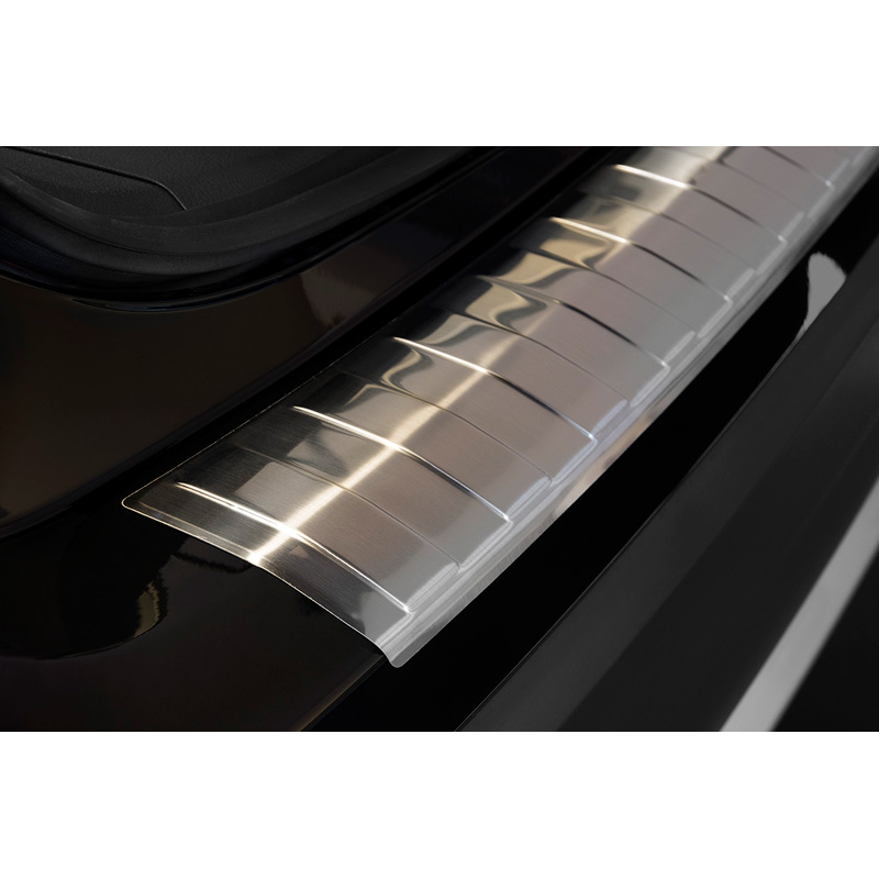 Stainless Steel Rear bumper protector  Mitsubishi Outlander 2015- 'Ribs'
