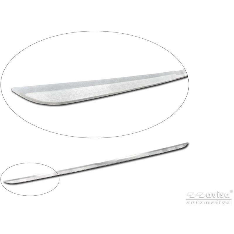 Avisa Brushed Stainless Steel Trunk Tailgate Trim Cover  Ford Tourneo Custom (V710) 2023-