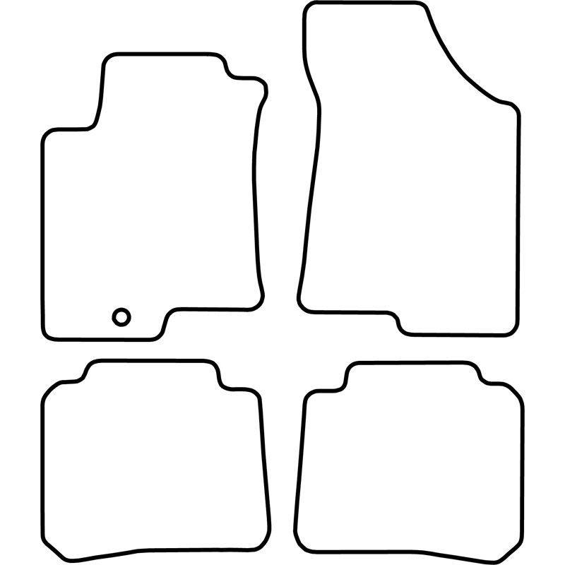 Set velour car mats  Kia Cerato 2004-2008