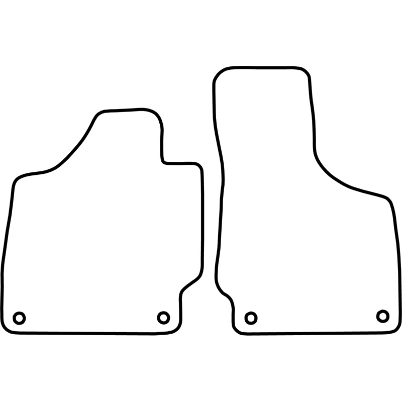 Set car mats  Audi TT 2006-2013 (only front)