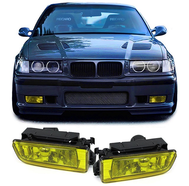 Fog lights Yellow BMW 3-series E36