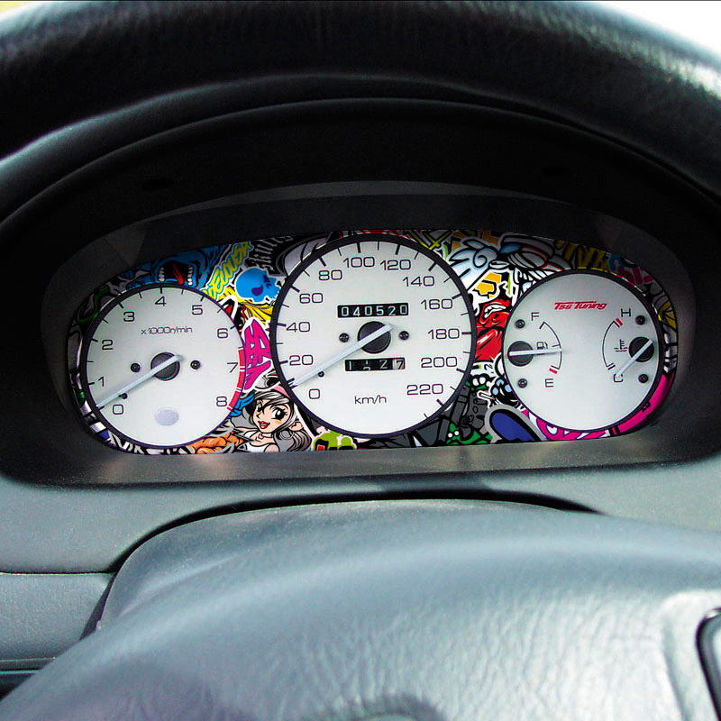 Stickerbomb Foil - Graffiti design 2 - Roll 60x200cm - self-adhesive