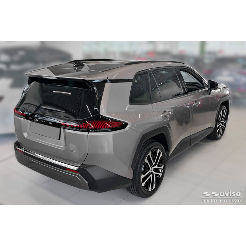 Avisa Stainless Steel Rear Bumper Protector  Toyota RAV4 VI (XA6) 2026- - High Gloss Silver