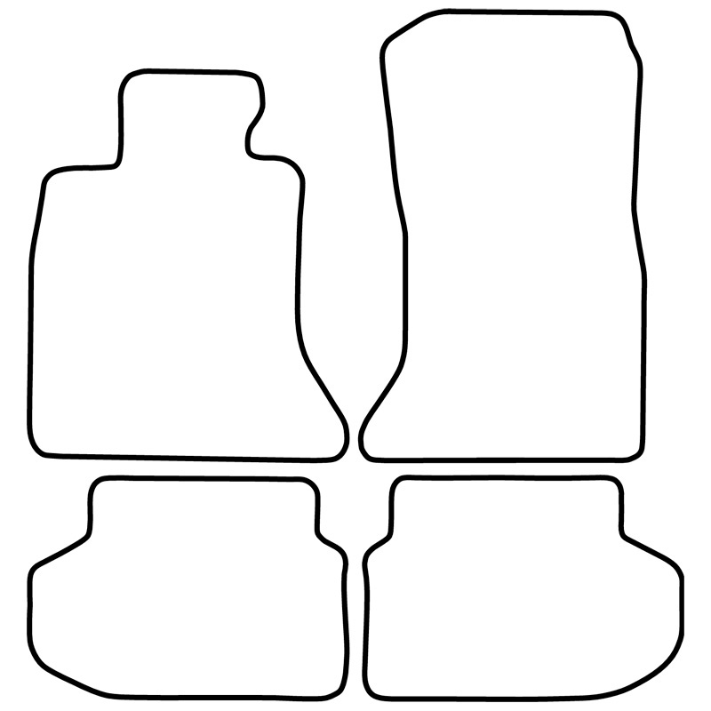 Set velour car mats  BMW 5-Series (F10) 2014-