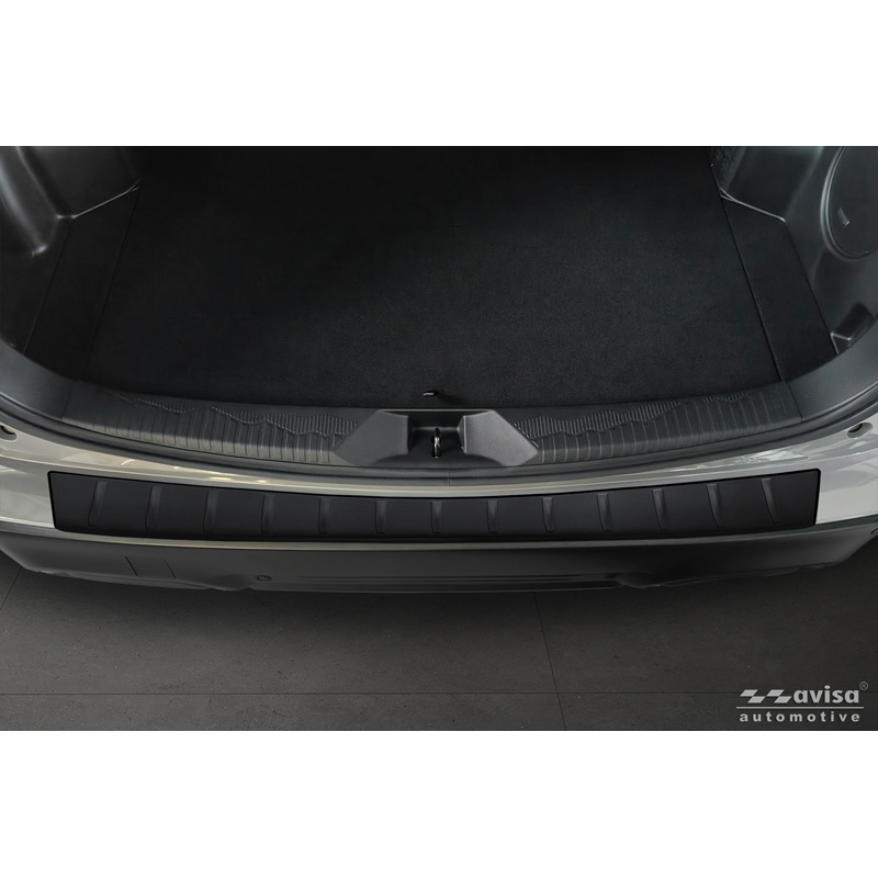 Avisa Matt Black Stainless Steel Rear bumper protector  Subaru Forester (SL) 2025- 'Ribs'