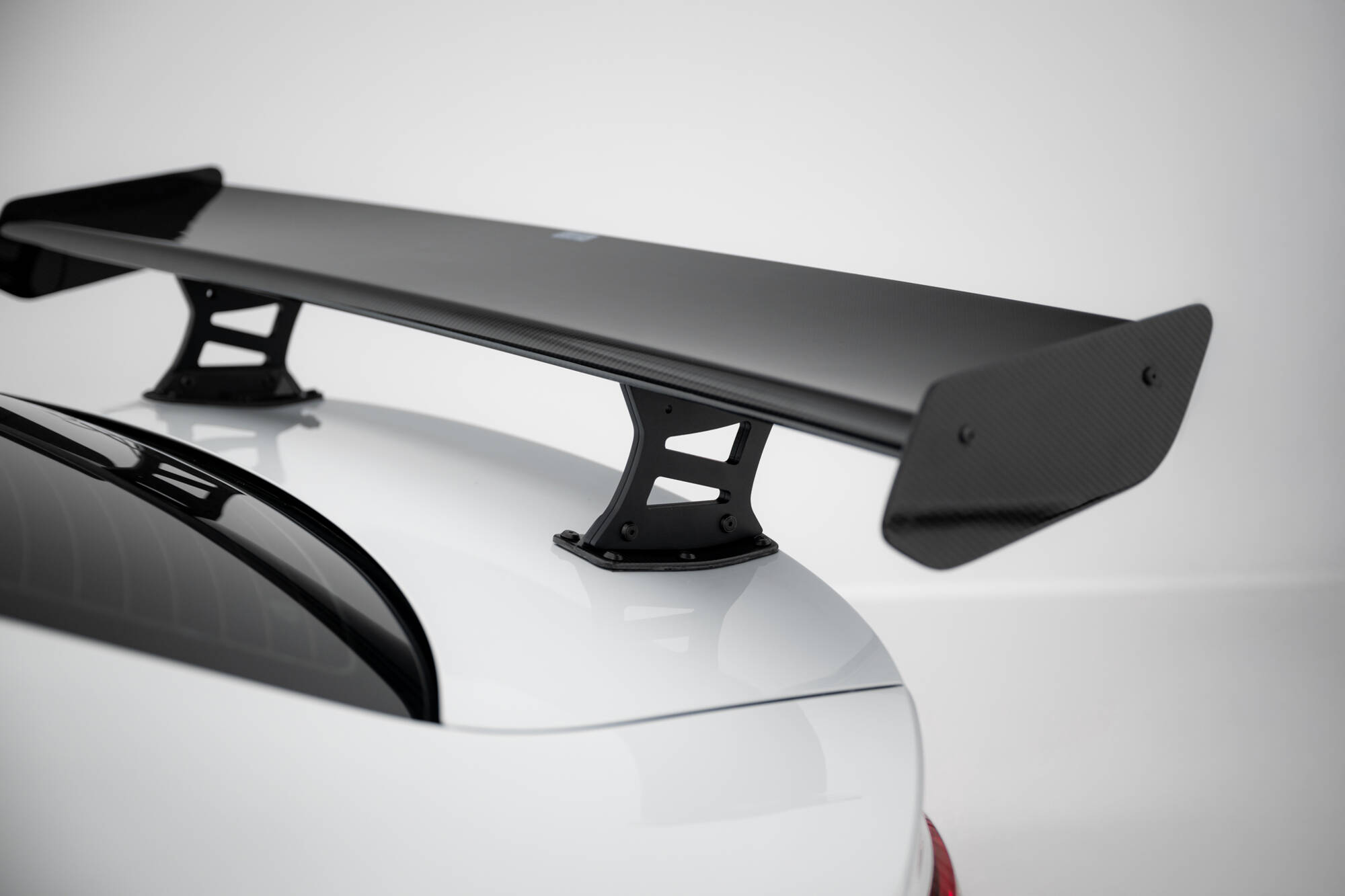 Carbon Spoiler passend voor Audi A3 / A3 S-Line / S3 / RS3 Sedan 8Y / 8Y Facelift Maxton Glanzend zwart