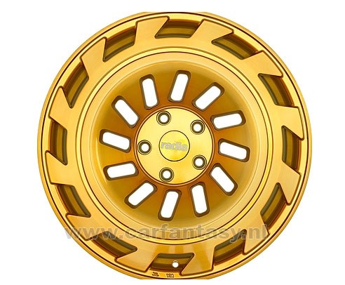 RADI8 T12 10.0x19 5x120 40 Brushed Gold 72,56 Velgen