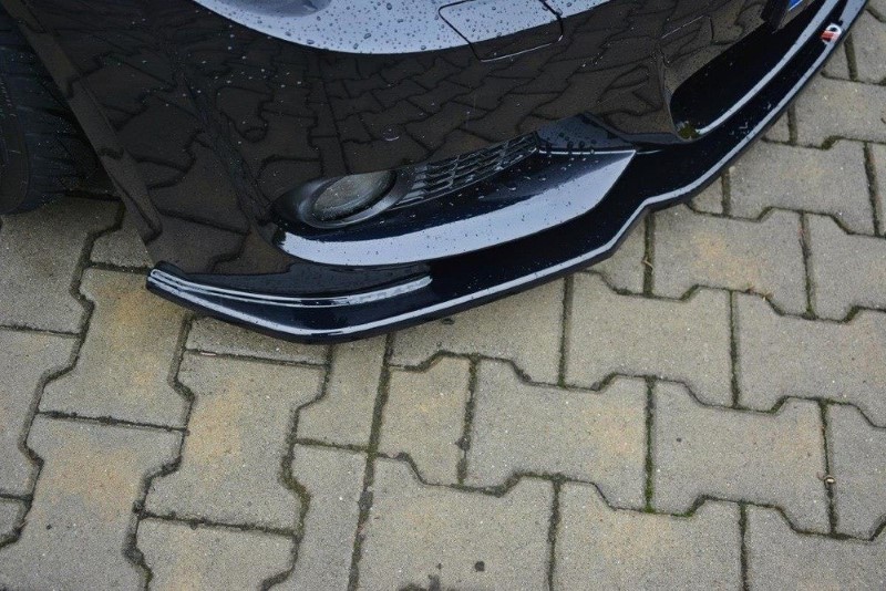 Voorspoiler passend voor BMW 3 E92 M-PACK FACELIFT V.2 Glanzend Zwart