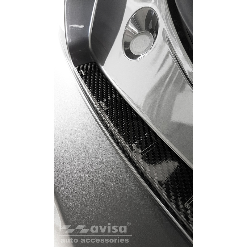 Real 3D Carbon Rear bumper protector  Mazda CX-30 2019- 'Ribs'