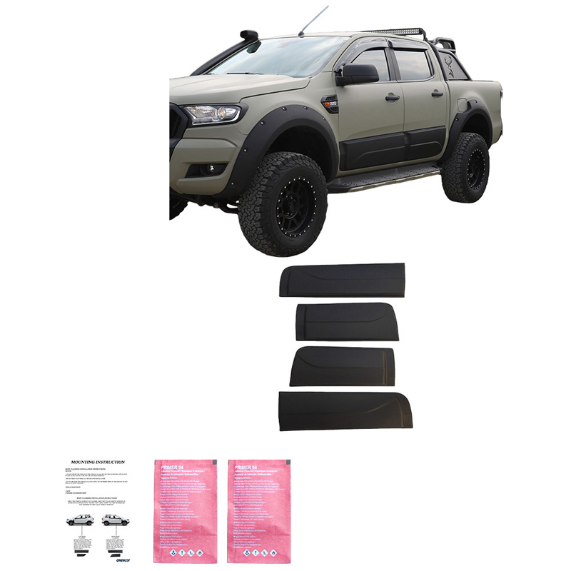 Body Cladding  Ford Ranger T6/T7/T8 2012-2022 - Matt black