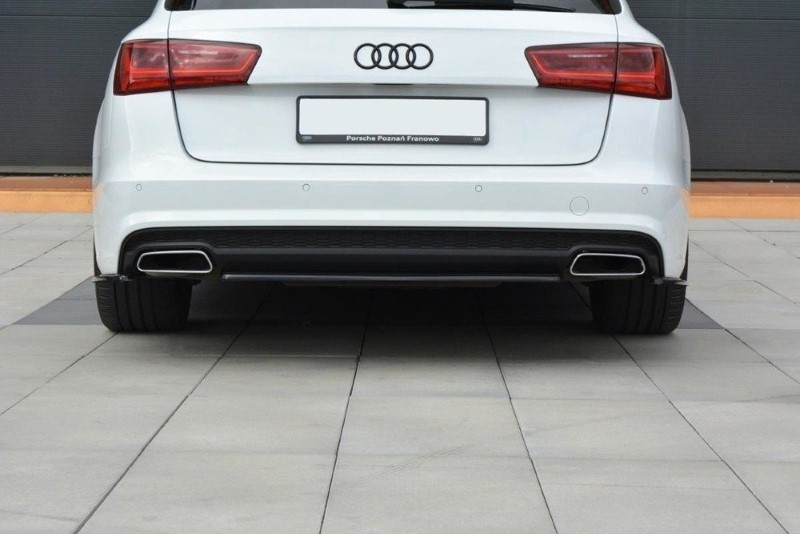 Centrale Diffuser passend voor Audi A6 S-Line C7 FL Glanzend Zwart