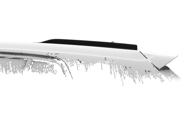 Roof Fins VW Golf 7 (Typ AU) Hatchback – CSR Automotive Racing Fins gloss black