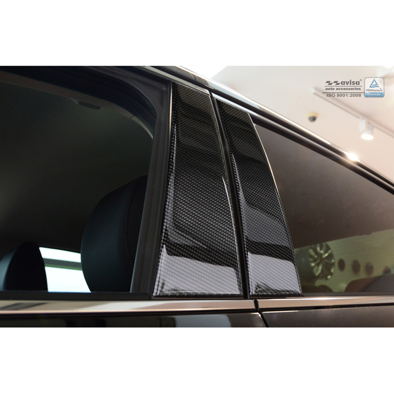 B-Pillars covers  Mazda 6 Sedan/Wagon 2013- Black Carbon