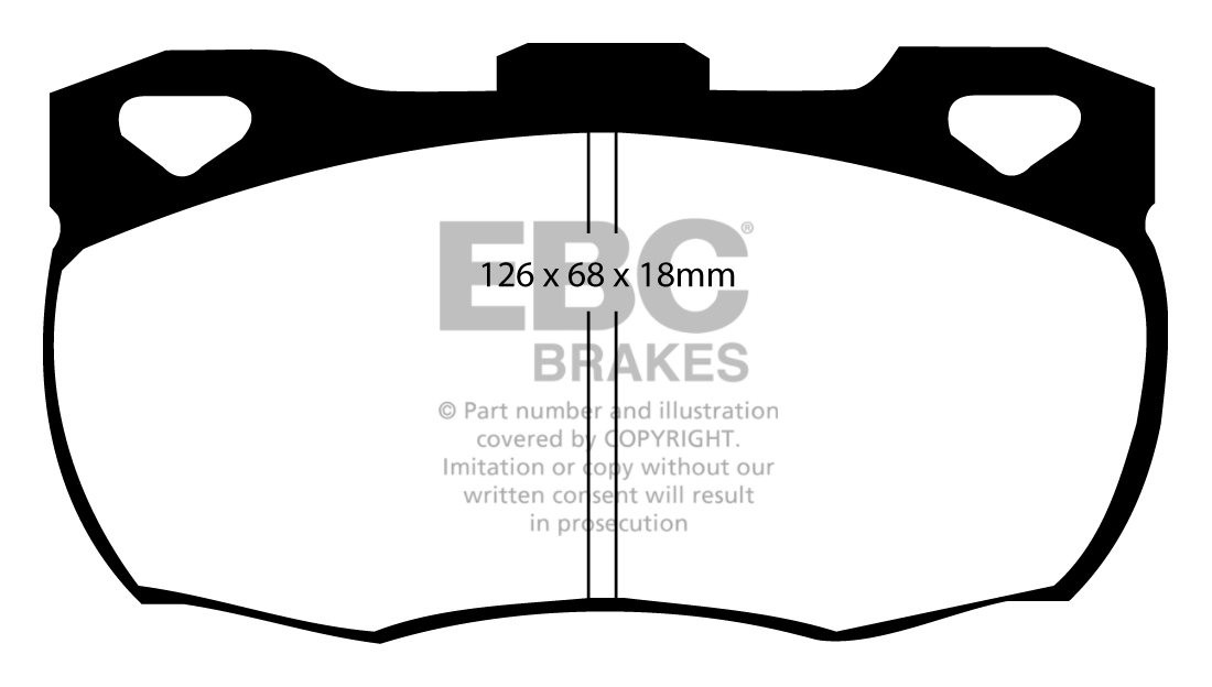 EBC Brakes LAND ROVER Defender 110/130 2.5 TD 93-2007 Remblokken