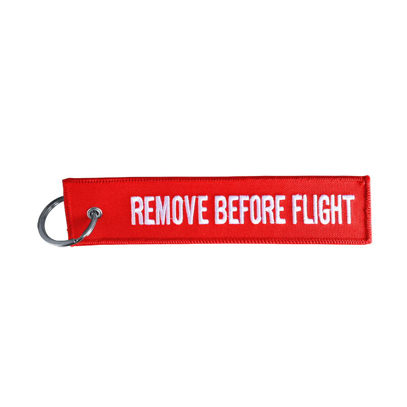 Simoni Racing Key Chain Remove Before Flight - Red