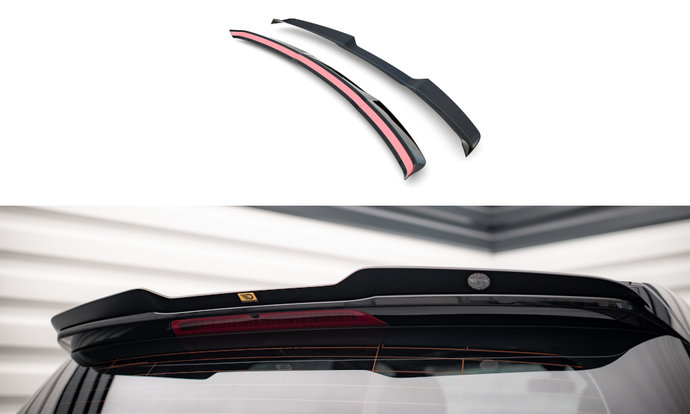 Spoiler passend voor Mercedes B Klasse W246 FL Maxton Glans Zwart