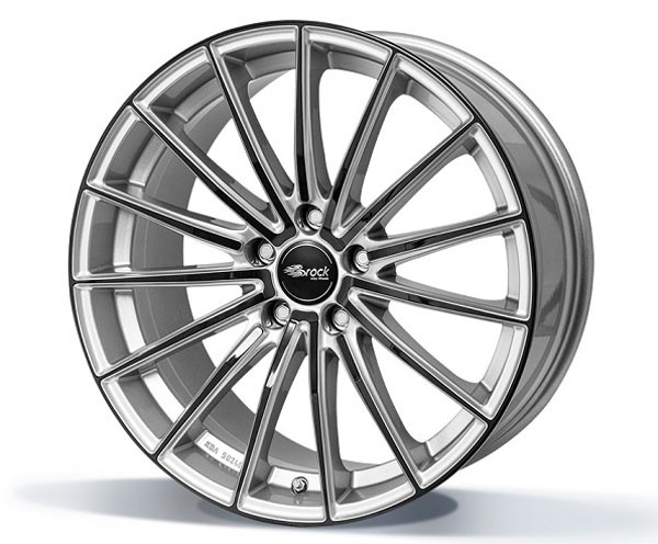 Brock B36 8,5x19 5x120 ET35 Kristal zilver / Black Wheels