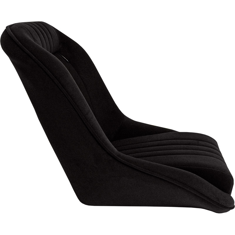 Sport seat 'Classic' - Black - Non-reclinable back-rest - incl. slides