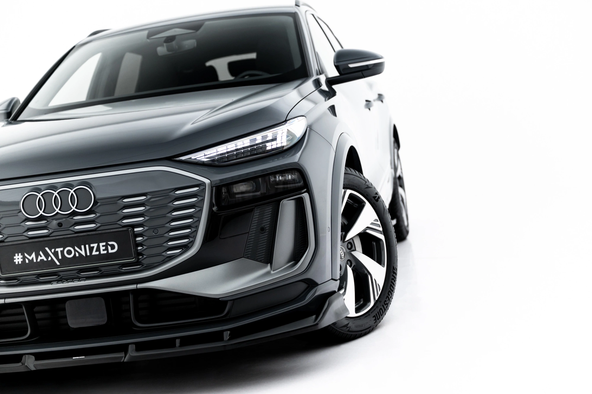 Bodykit passend voor Audi Q6 e-tron Standard / S-Line / SQ6 e-tron SUV & Sportback Mk1 (2023–heden) – Glans Zwart Kopiëren