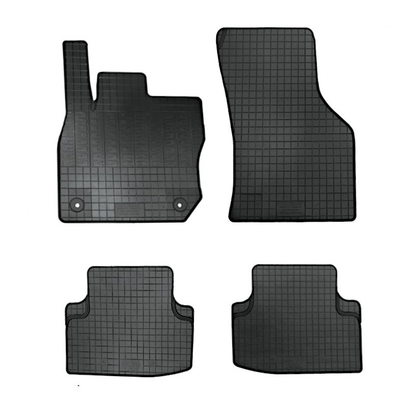 Rubber car mats set  Seat Leon IV HB 5-doors 2020- (4-pieces + fixing system)