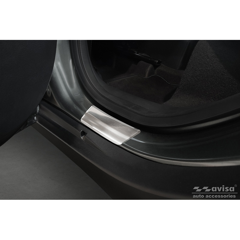 Stainless Steel Door sill protectors  Toyota Aygo X 2022- 'Lines X' - 4-pieces