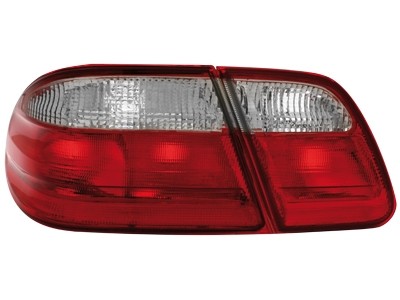 Taillights Mercedes E-Class W210 95-02 Red/White
