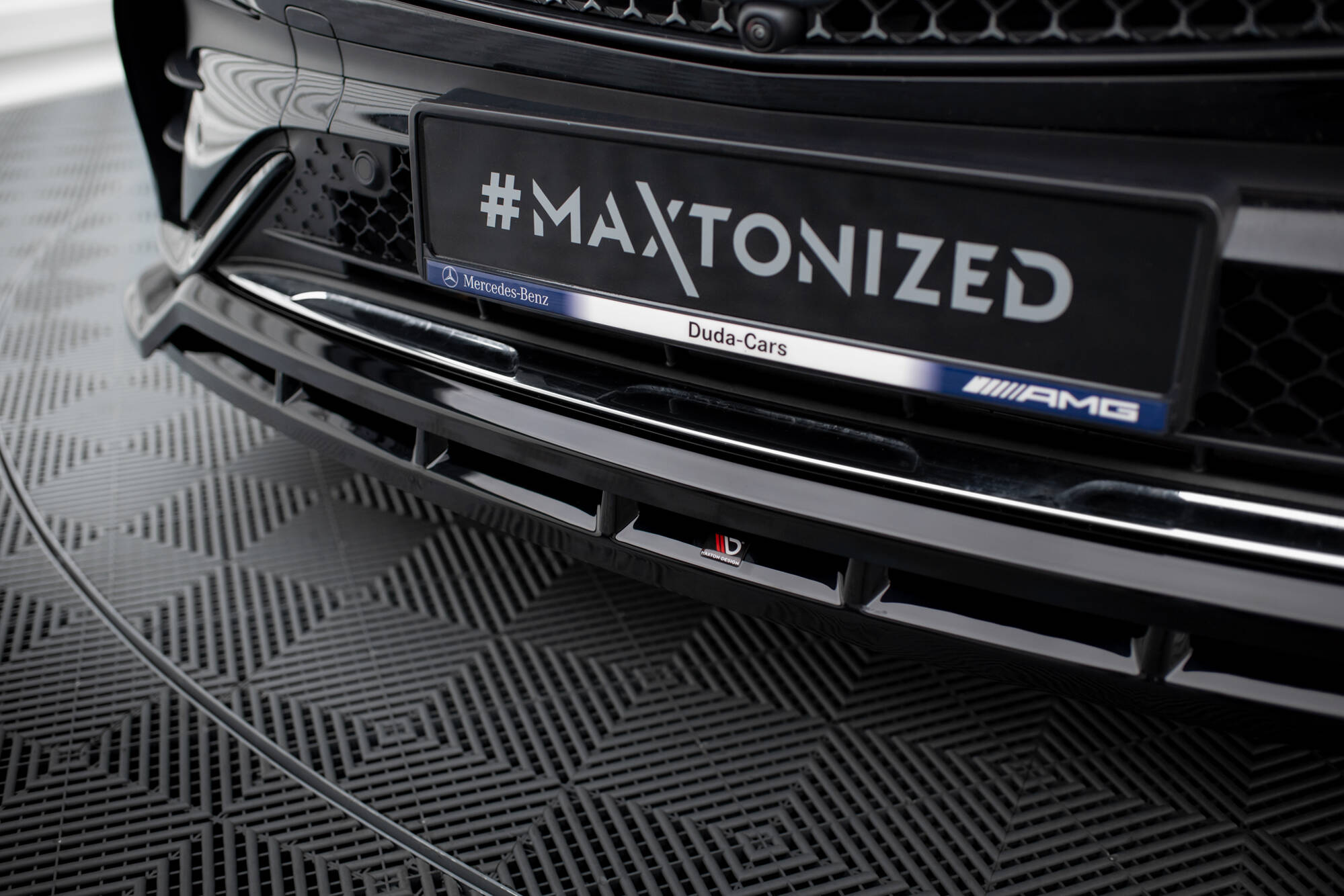 Bodykit passend voor Mercedes-Benz GLC Coupe AMG-Line C254 Maxton Glanzend zwart