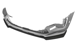 Front Spoiler Hyundai Santa Fe (Type TM) – CSR Automotive Cup Spoiler Lip High-Gloss Black