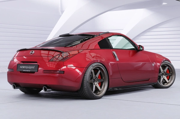 Roof Fins Nissan 350Z (Z33) Coupe – CSR Automotive Racing Fins gloss black