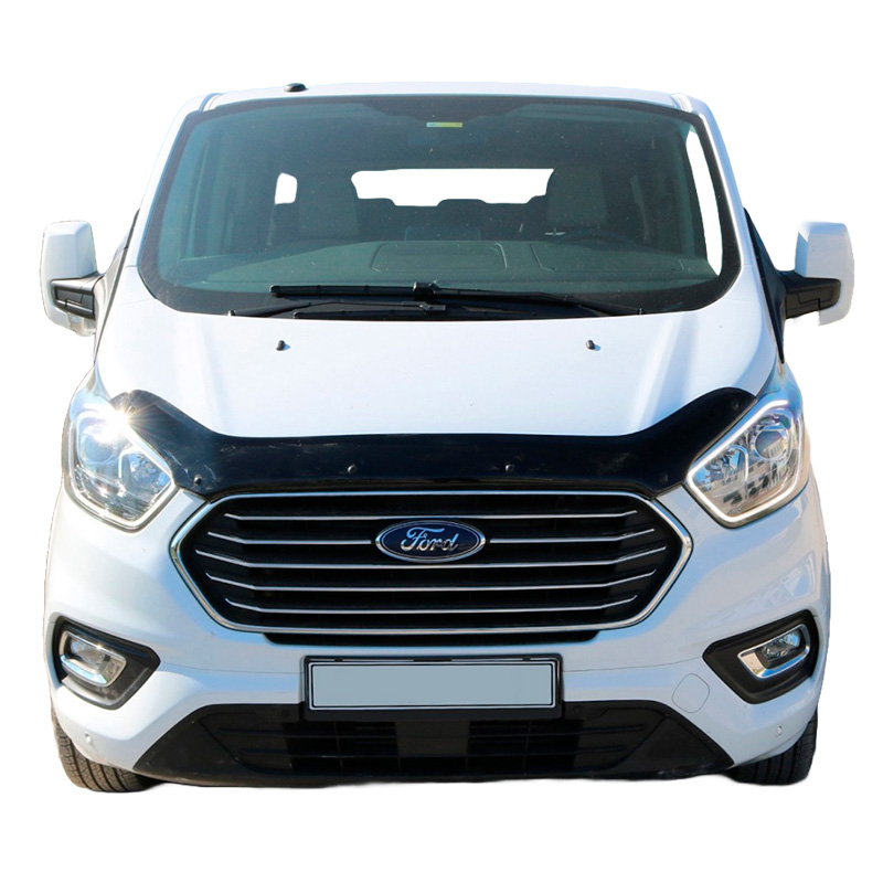 Bonnet Protector  Ford Transit Custom MK1 Facelift 2018-2023 - Gloss black