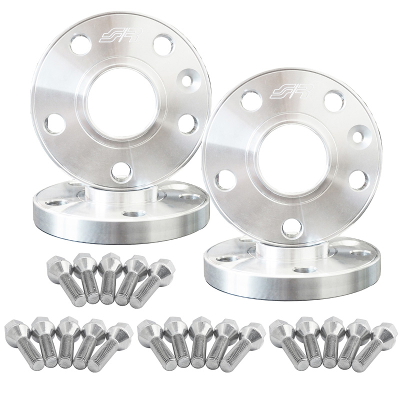 Simoni Racing Aluminium Wheel Spacer Kit - 2x12mm(FA) - 2x12mm(RA) (Hub 72,6mm) including wheel bolts -  BMW various