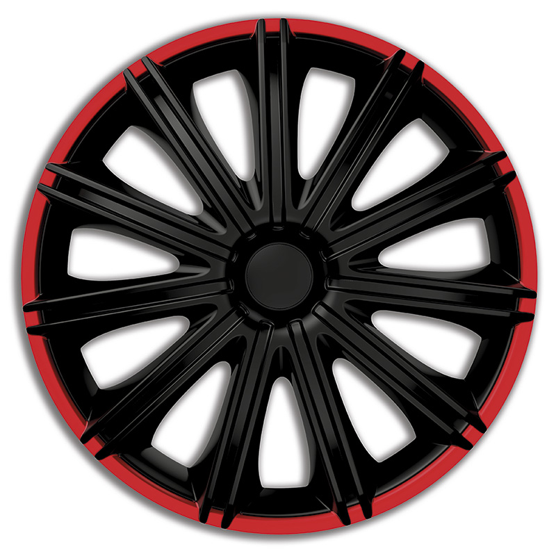 Set wheel covers Nero R 16-inch black/red