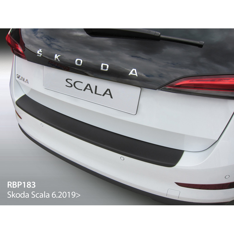 ABS Rear bumper protector  Skoda Scala 2019- Black