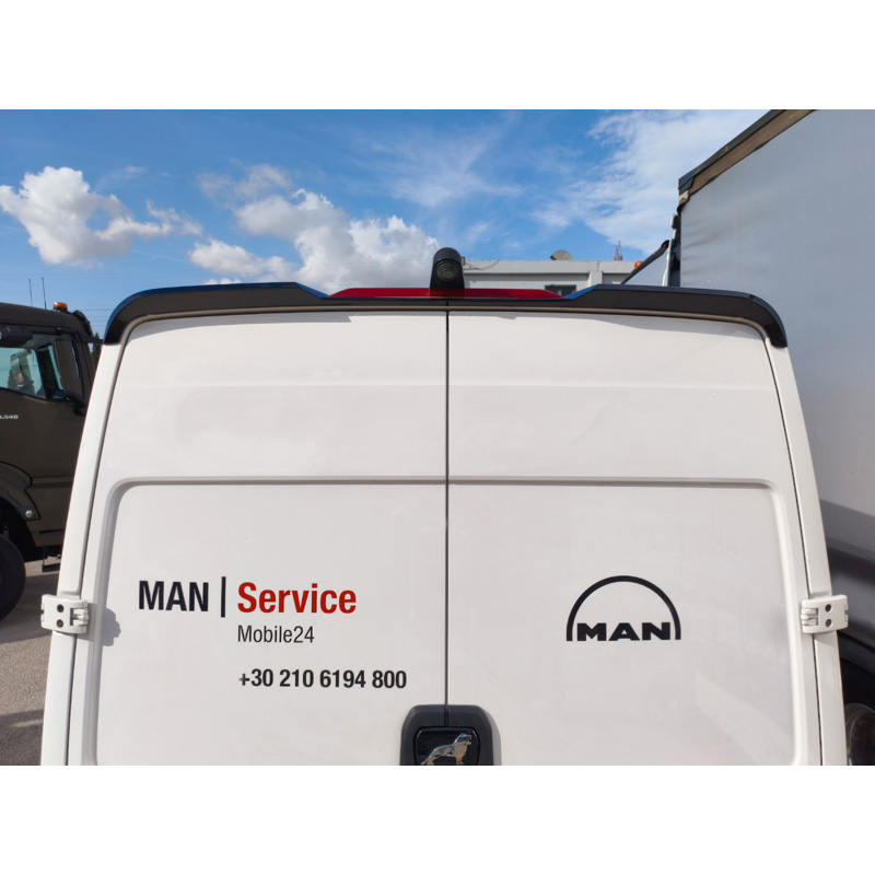 Motordrome Roof spoiler V.1  Volkswagen Crafter II (H2) 2016- & MAN TGE (H2) 2017- (PU)