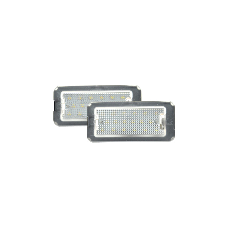 Set LED License Plate Lights  Fiat 500 2007-2015 & 2015-
