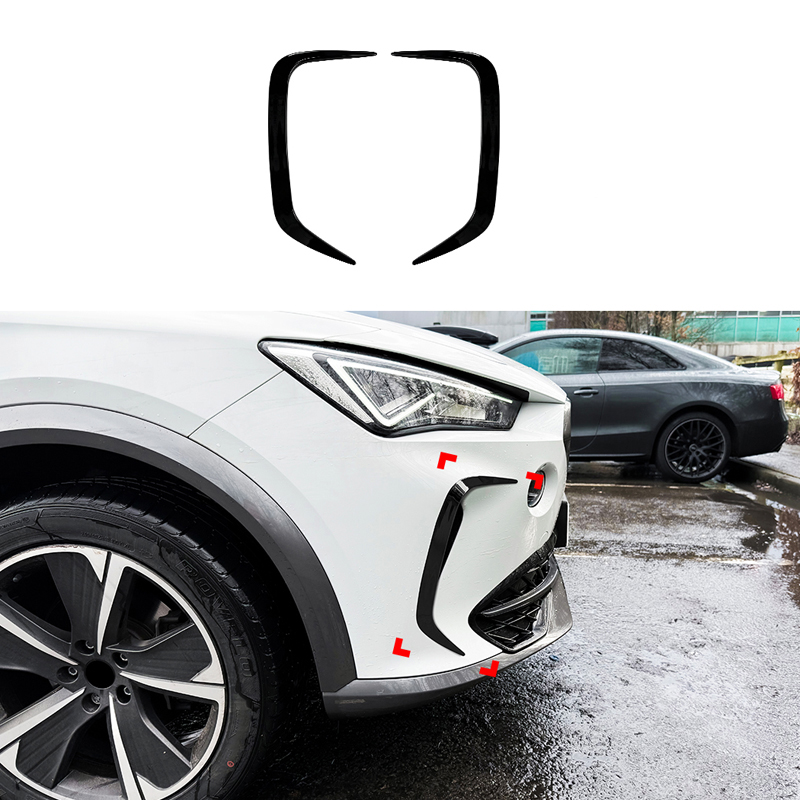 Bumper Flags  Cupra Formentor 2020-2024 (ABS Glossy Black)