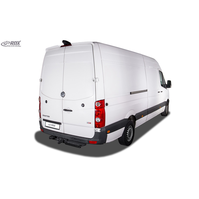 RDX Roof spoiler  Volkswagen Crafter (H2) 2006-2016 & Mercedes Sprinter (H2) 2006-2018 & 2018- (with 2 barn doors) (PU)