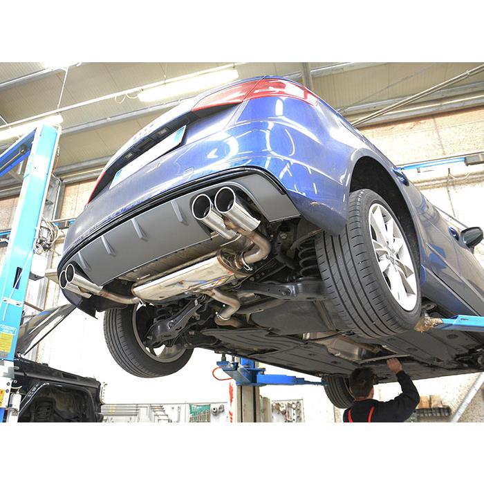 AUDI A3 8V Sedan QUATTRO Facelift 2.0 TFSI (190 Hp) 2016 Endpipe kit OO90 Right + OO90 Left