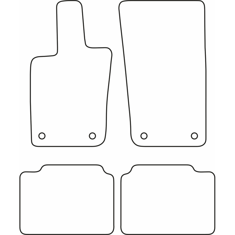 Set car mats  Porsche Panamera (971) 2016-