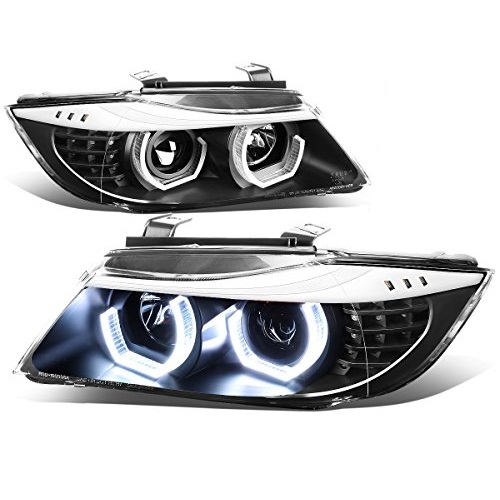 Headlights BMW E90 05-08 3D Angel Eyes
